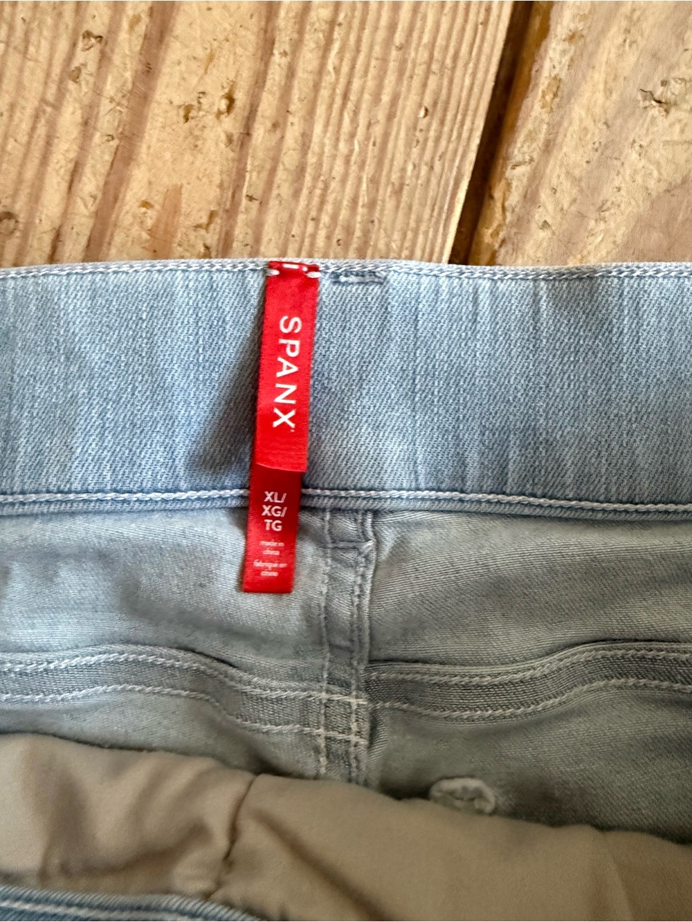 SPANX Light Blue Flare Jeans - Picture 3 of 4